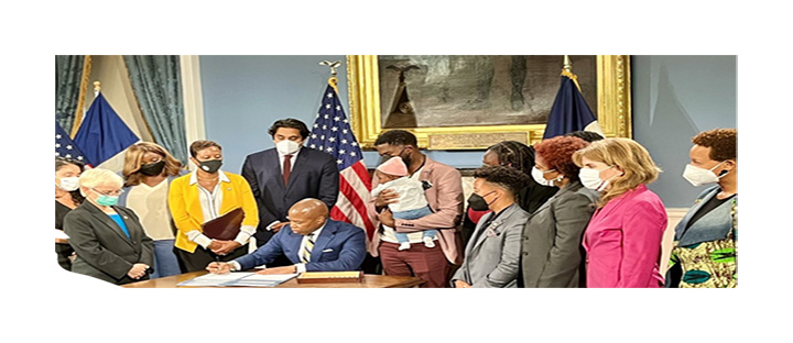 Mayor signing law