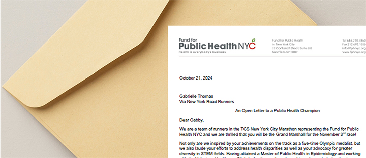 An Open Letter to a Public Health Champion