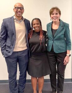 Commissioner of Health Dr. Alister Martin, Vice Chair of FPHNYC's Board of Directors Toya Williford, and former FPHNYC CEO Sara Gardner 